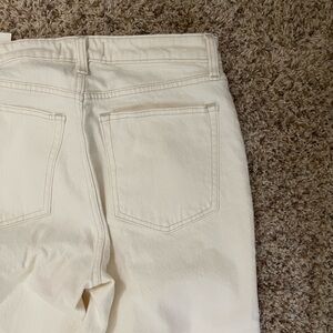 Abercrombie & Fitch Cream Denim Jeans